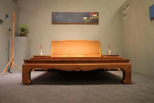 Load image into Gallery viewer, Bed Frame with High Headboard  in Rose Wood with 2 Matching Side Table
